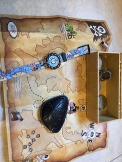 Детский, пиратский набор Flik Flak с часами в сунд