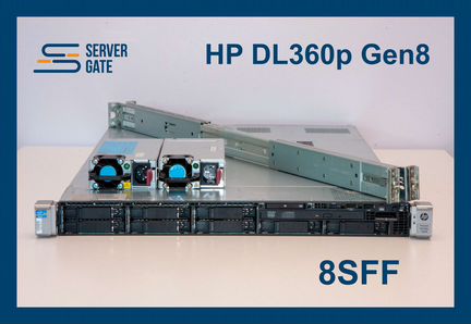 Сервер HP DL360p G8 2x E5-2650v2 256 GB