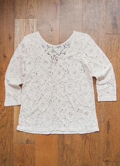 Кружевная блуза Pull-and-Bear р. XS-S