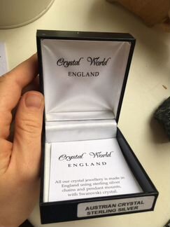 Набор кулон и серьги swarovski