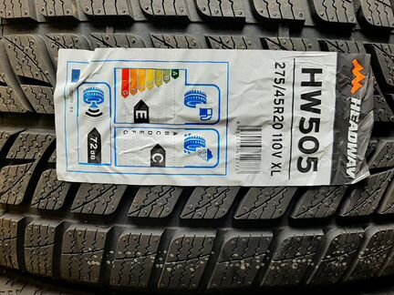 Pезина 275/45 R20 зимняя липучка Headway новая