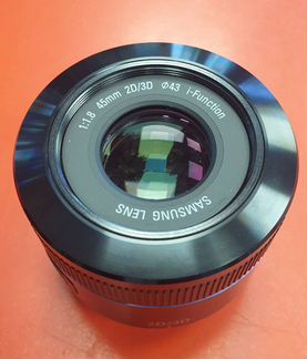 Samsung NX 45mm f1.8 2d/3d