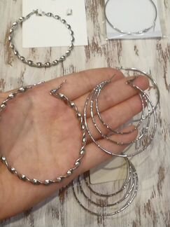 Серьги кольца 3