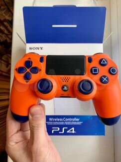 Джойстик PS4 Геймпад PS4 dualshock оранжевый
