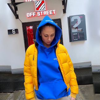 Пуховик бомбер Off White