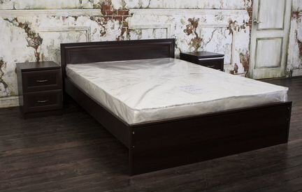 Кровать с матрацем (выбор размера и цвета) новая