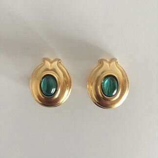 Серьги клипсы fendi оригинал винтаж