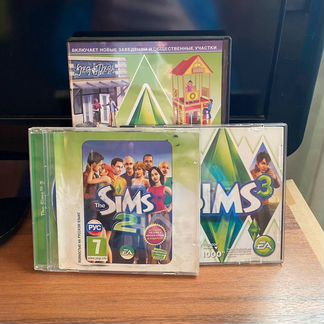 The Sims 3 2 + дополнение городская жизнь