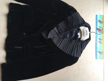 Пиджак, юбка искусств. бархат, 9-12