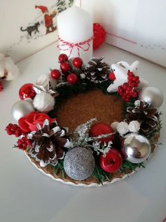Новогодний подсвечник