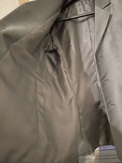 Пиджак для детей 10-13 лет, темного цвета