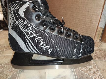 Коньки defender для подростка 38 р-р