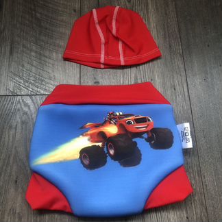 Новые плавки подгузник для бассейна splash about