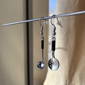 Забавные Серьги поварешки