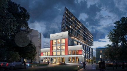 1-к апартаменты, 57.5 м², 8/12 эт.