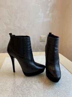 Ботильоны из натуральной кожи и замши