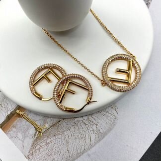Серьги fendi Колье fendi