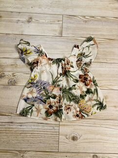 Брюки льняные и блузка Zara p.134