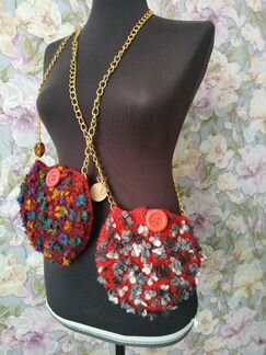 Вязаные сумочки для девочек и девушек