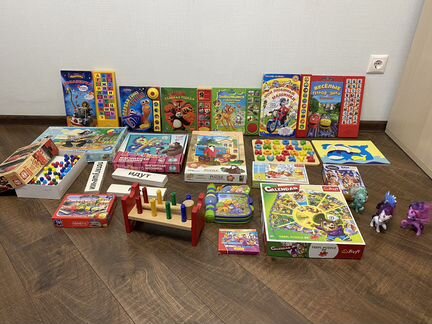 Детский развлекательный набор книги пазлы алфавит