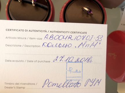 Кольцо Pomellato оригинал 