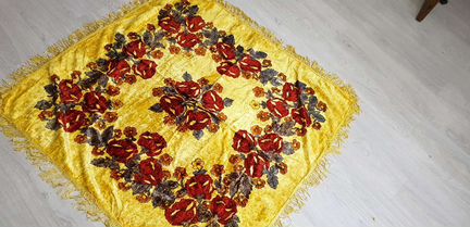 Скатерть плюшевая СССР