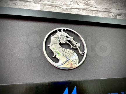 Логотип Mortal Kombat из Серебра