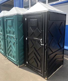 Новая Туалетная кабина чёрная - биотуалет, туалет