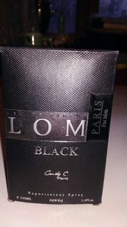 Духи мужские Lom Black Франция оригинал 100мл