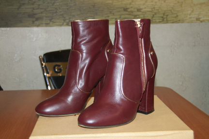 Женские ботильоны осень-весна р.38 цвет бордовый