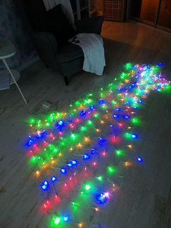 Гирлянда сетка 300 лампочек