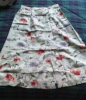 Юбка из льна