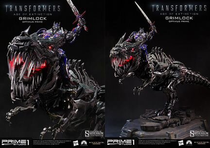 Prime 1 Studio : Grimlock Optimus Prime Statue