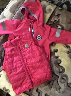 Куртка reima tec 3в1 104 для девочки