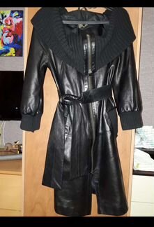 Плащ кожа натуральная