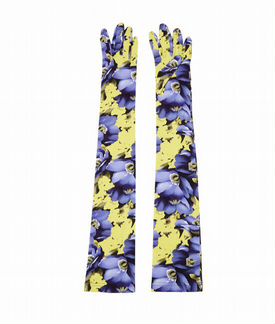 Balenciaga Хлопковая блузка с перчатками