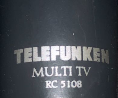 Пульт дистанционного управления Telefunken RC 5108