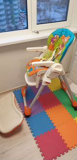 Стул для кормления детский стульчик Chicco Polly