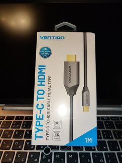 Кабель type-c to hdmi 1m