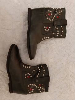 Полусапоги кожаные 40 размер