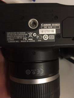 Зеркальный фотоаппарат canon kiss X3