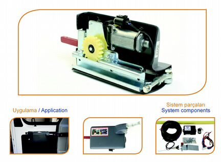 Электропривод сдвижной двери микроавтобуса