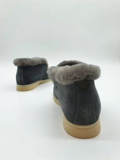 Loro Piana лоферы с мехом
