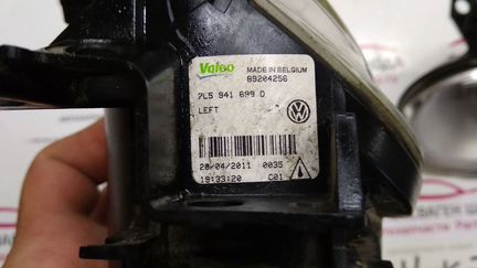 Противотуманная фара левая VW Touareg c 04-10г Б/У