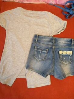 Юбка-Шорты и футболки 134-146
