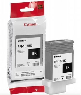 Картридж Canon PFI-107Bk 6705B001 черный