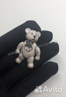 Золотой кулон Мишка Chopard 585 пробы 17.02 гр