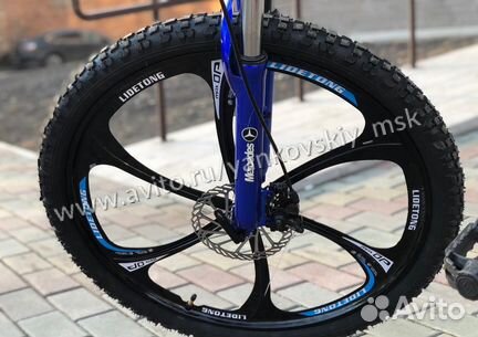 Велосипед на литых дисках