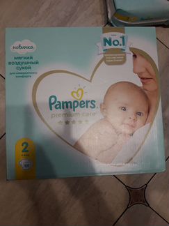 Pampers подгузники Premium Care 2 (4-8 кг) 102 шт