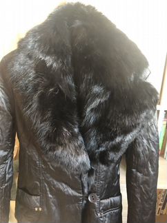 Куртка с натуральным мехом 44